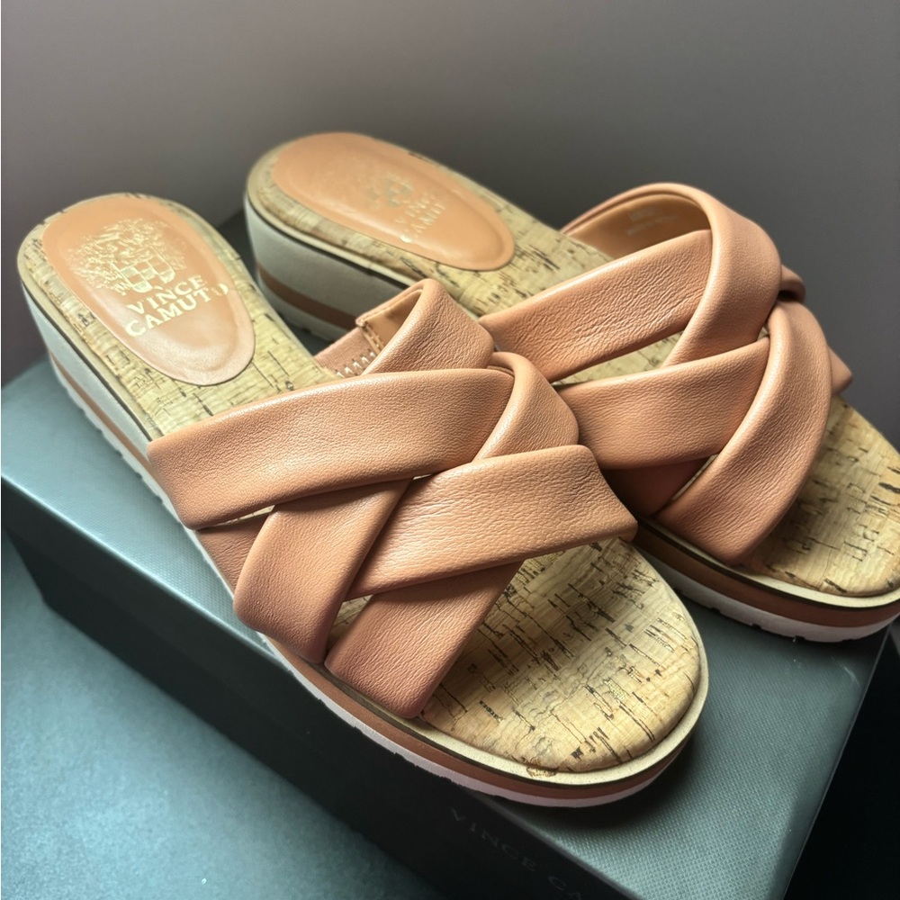 Vince Camuto Blush Women's Crisscross Sandals